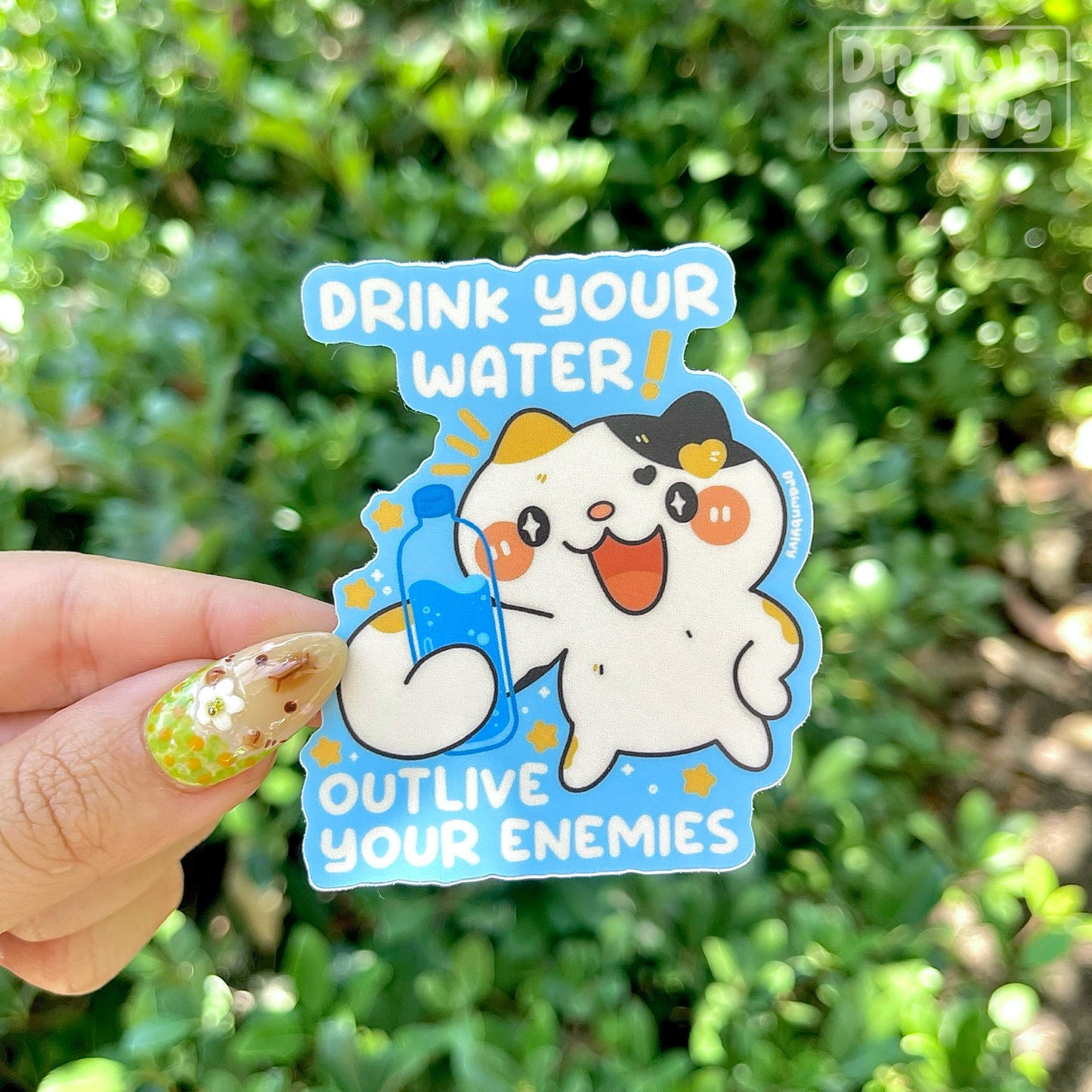 Drink Your Water Vinyl Sticker (coming 7/31)