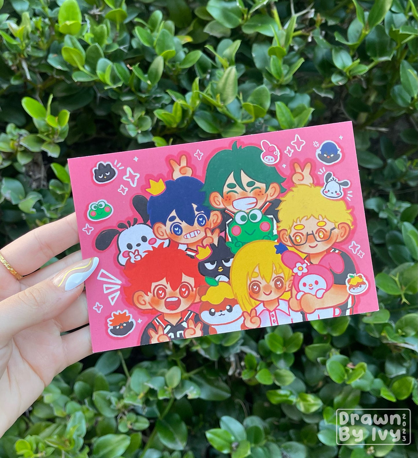 Volleyball First Years x Kawaii Friends Art Prints