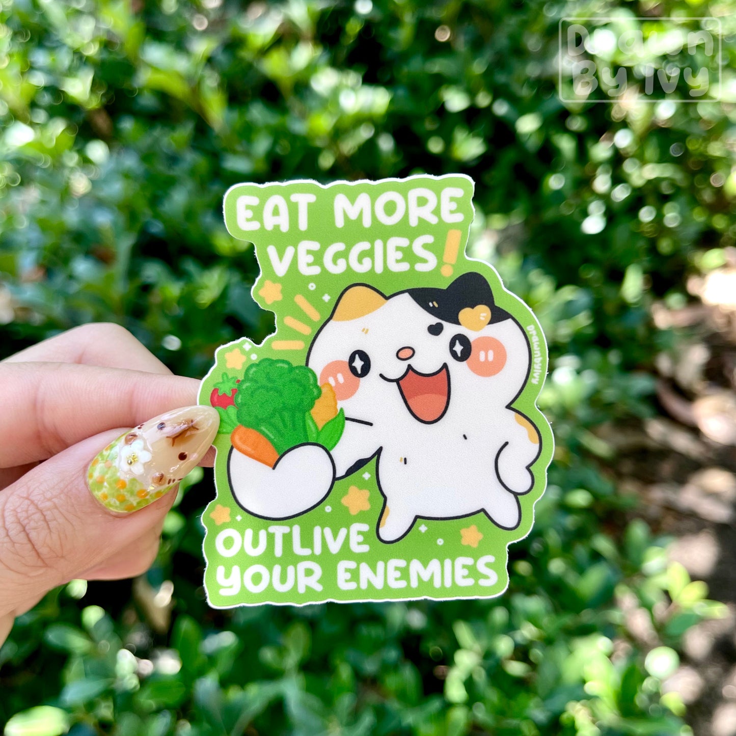 Eat Your Veggies Vinyl Sticker (coming 7/31)