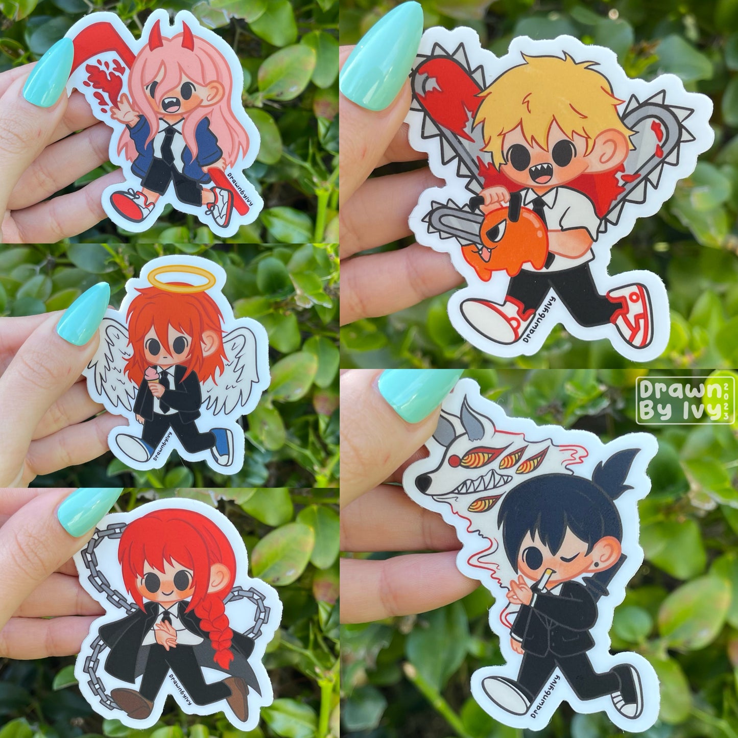 Devil Hunters Vinyl Stickers