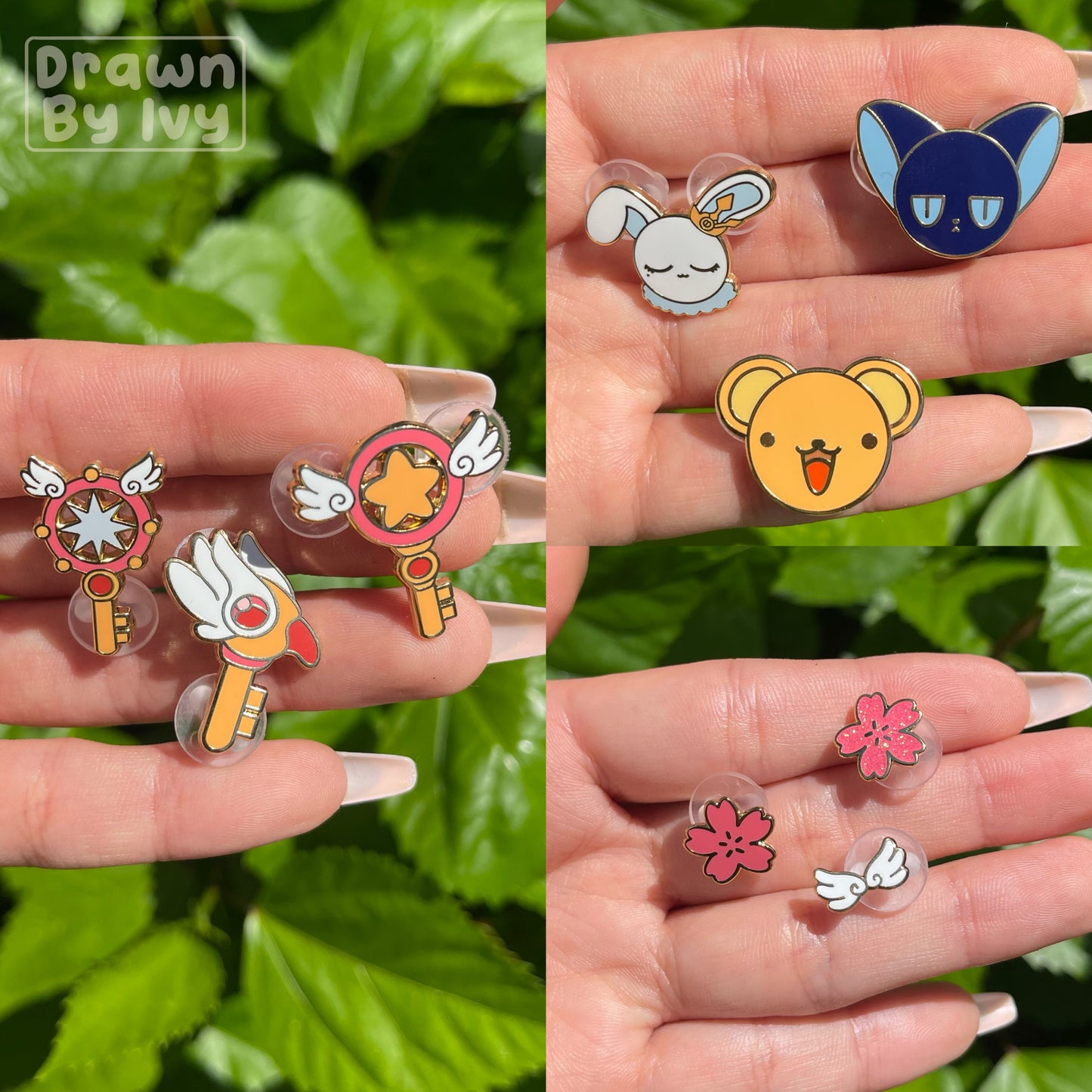 Magical Captor Girl Filler Enamel Pins