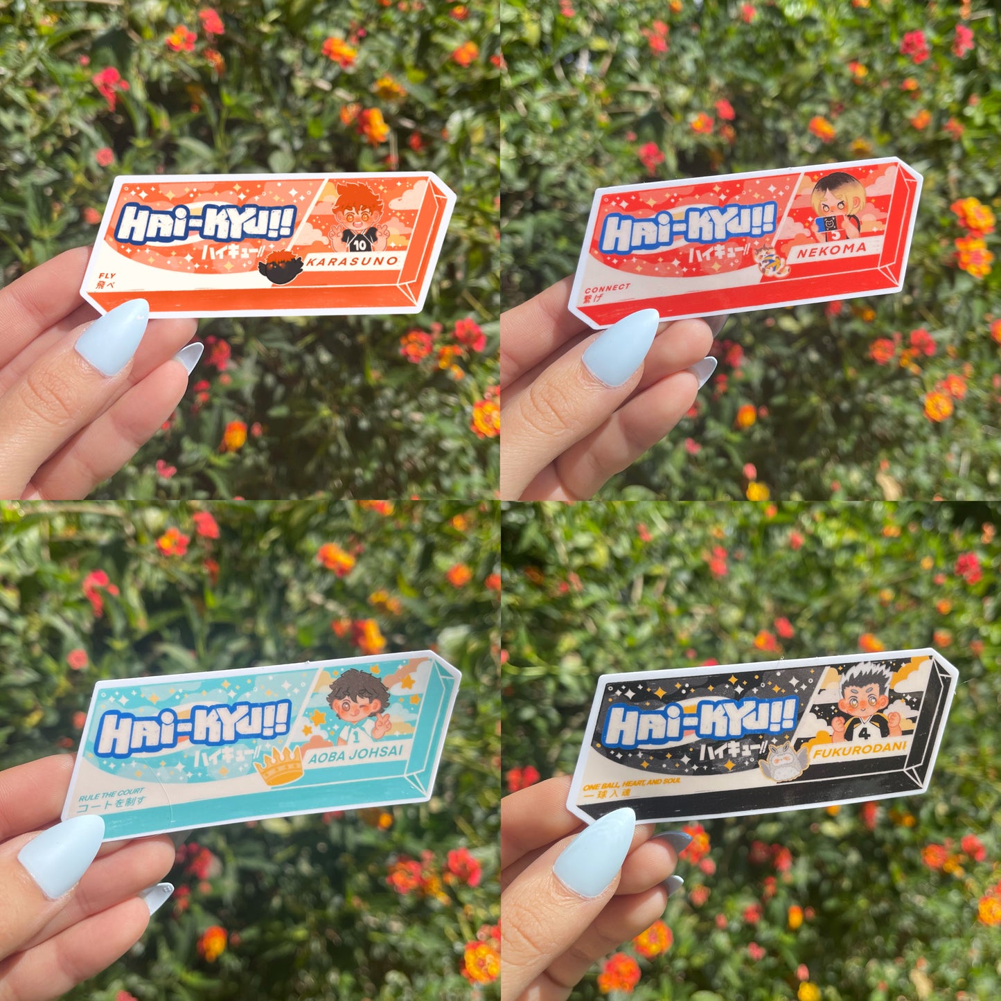 Volleyball Hi-Chew Vinyl Stickers