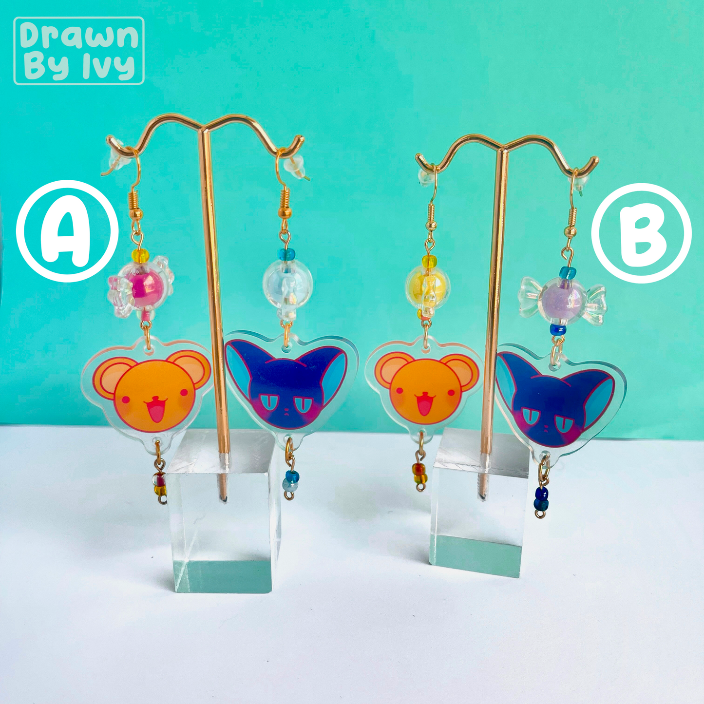 Magical Captor Guardians Acrylic Earrings