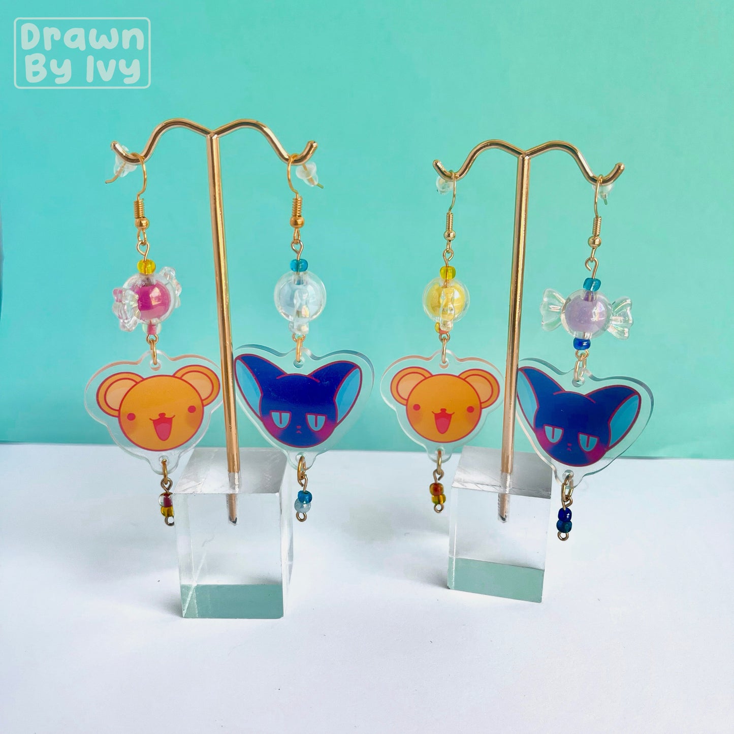 Magical Captor Guardians Acrylic Earrings