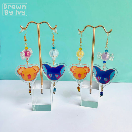 Magical Captor Guardians Acrylic Earrings