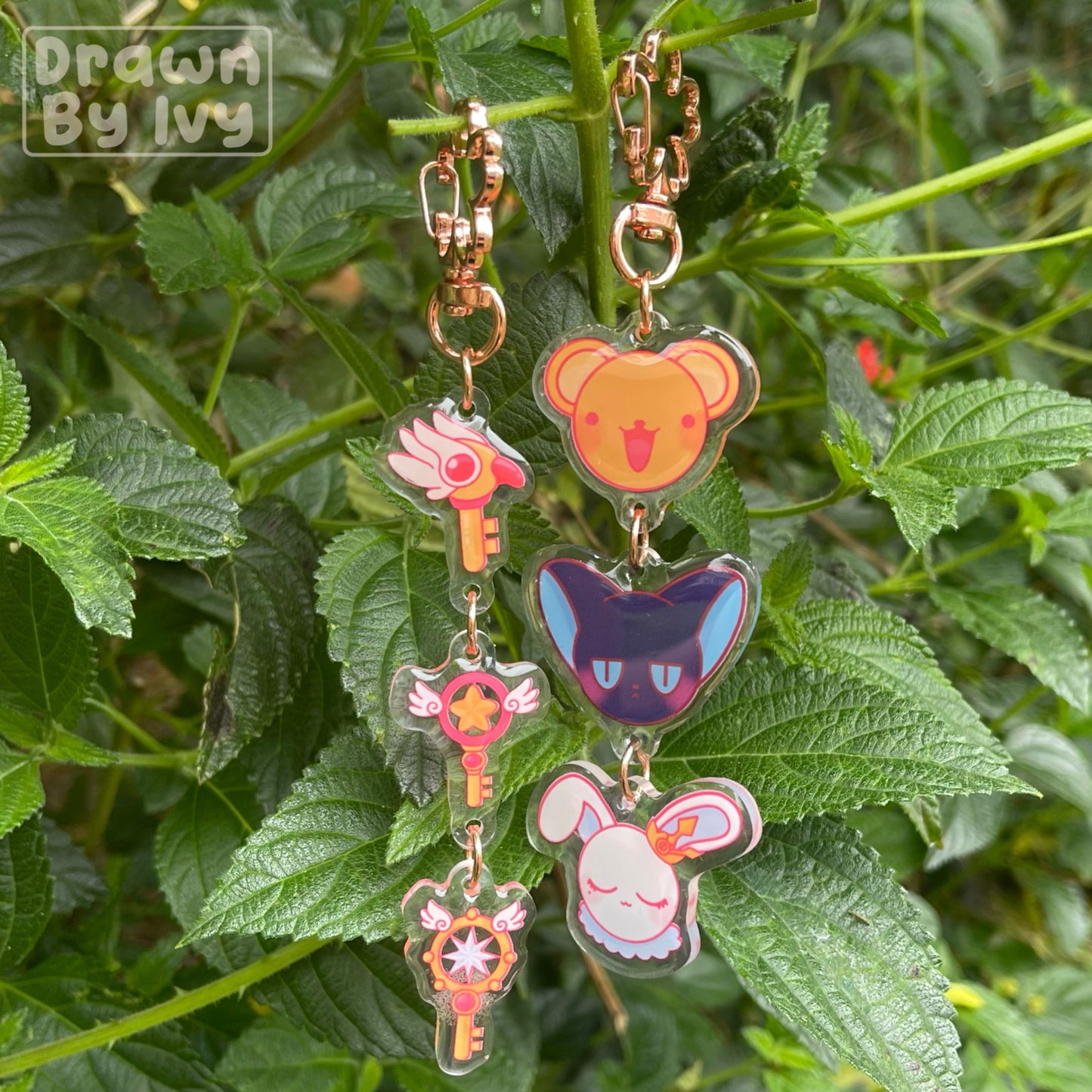 Magical Captor Wands + Guardians Linking Acrylic Charm