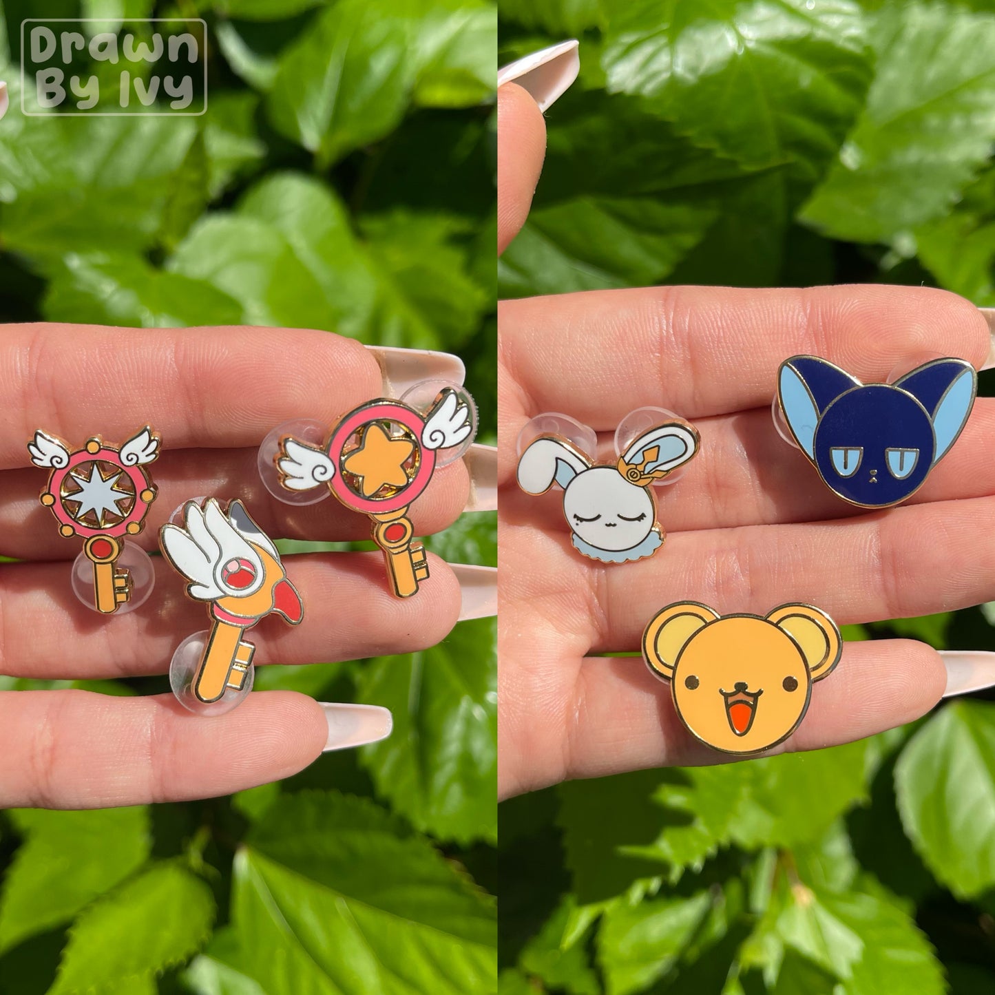 Magical Captor Girl Filler Enamel Pins