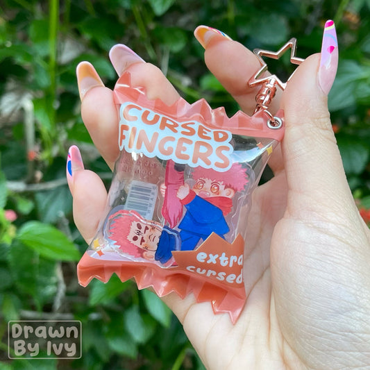 Cursed Fingers Candy Shaker Charm