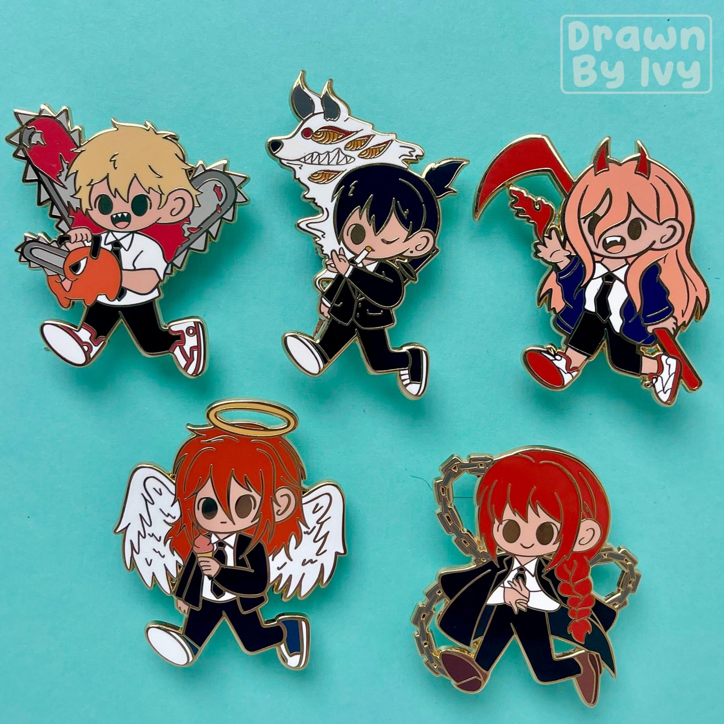 Devil Hunters Enamel Pins