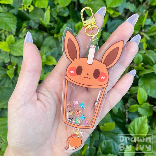 Fox Evolutions Boba Shaker Charm