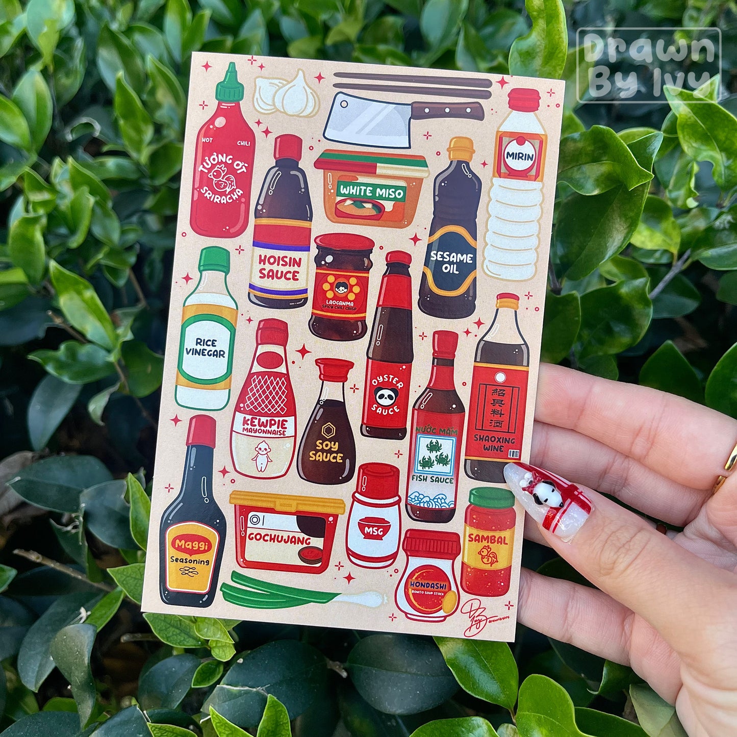 Asian Sauces Art Print