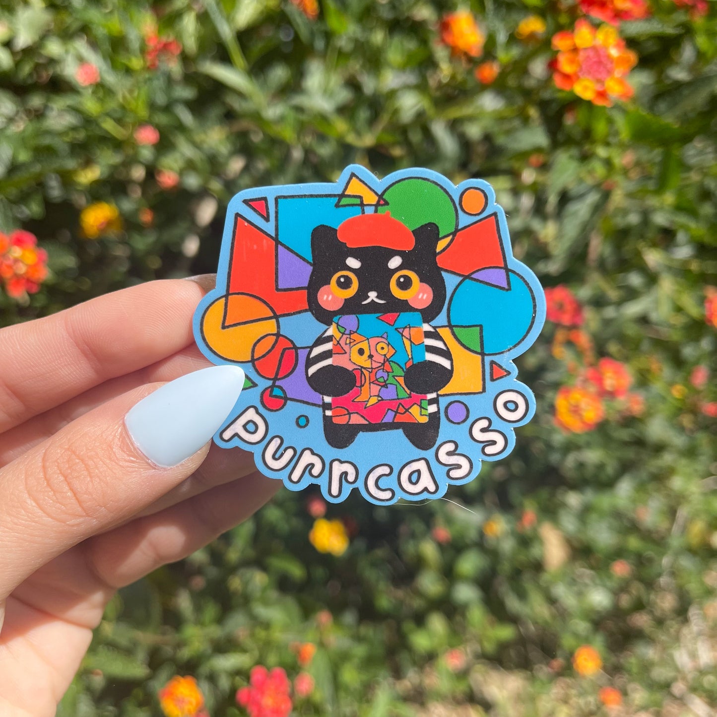 Purrcasso Vinyl Sticker