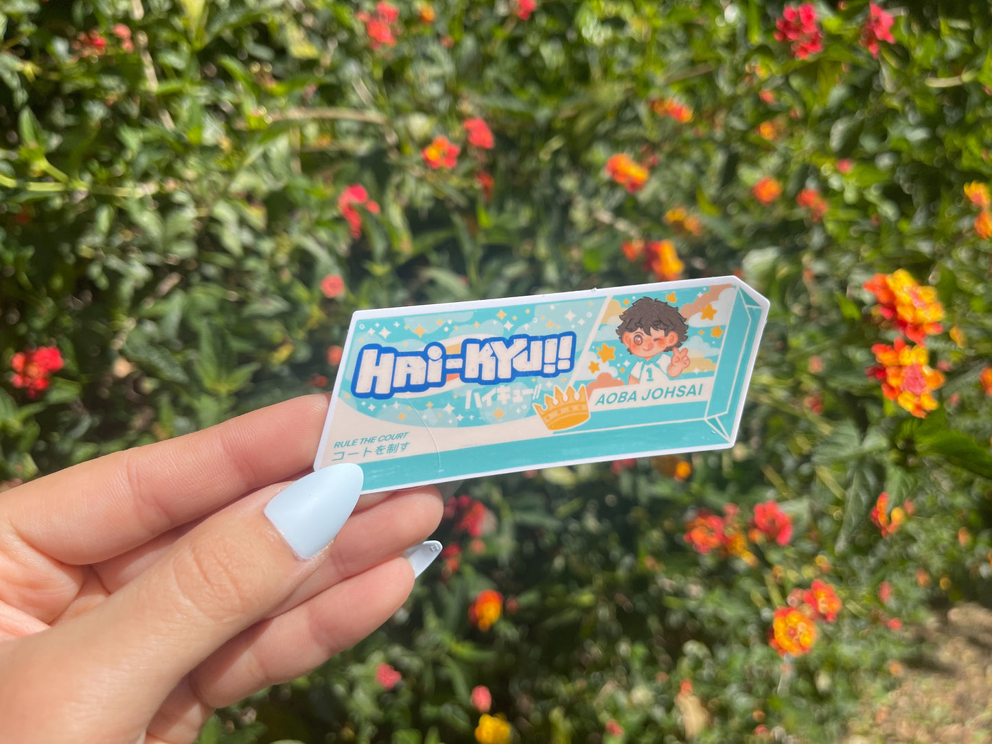 Volleyball Hi-Chew Vinyl Stickers