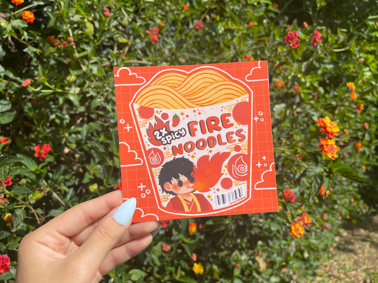 Air Chips x Fire Noodles Art Prints