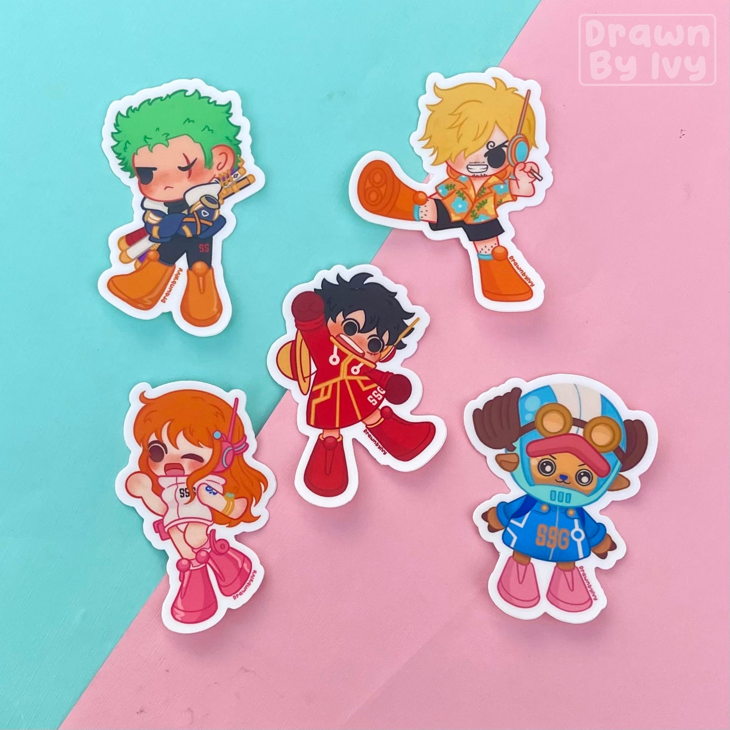 Future Pirates Vinyl Stickers