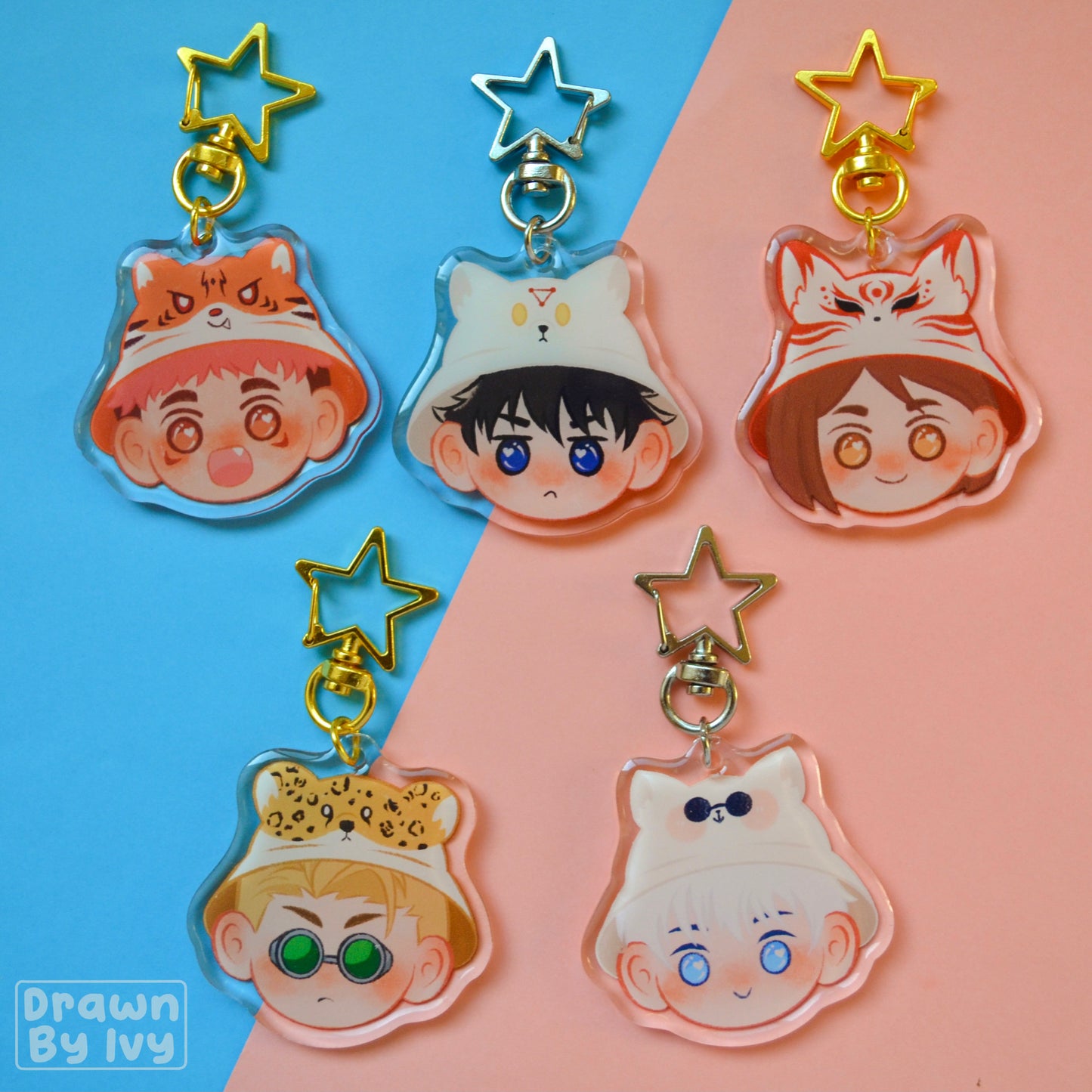 Sorcerers Acrylic Charms Set A