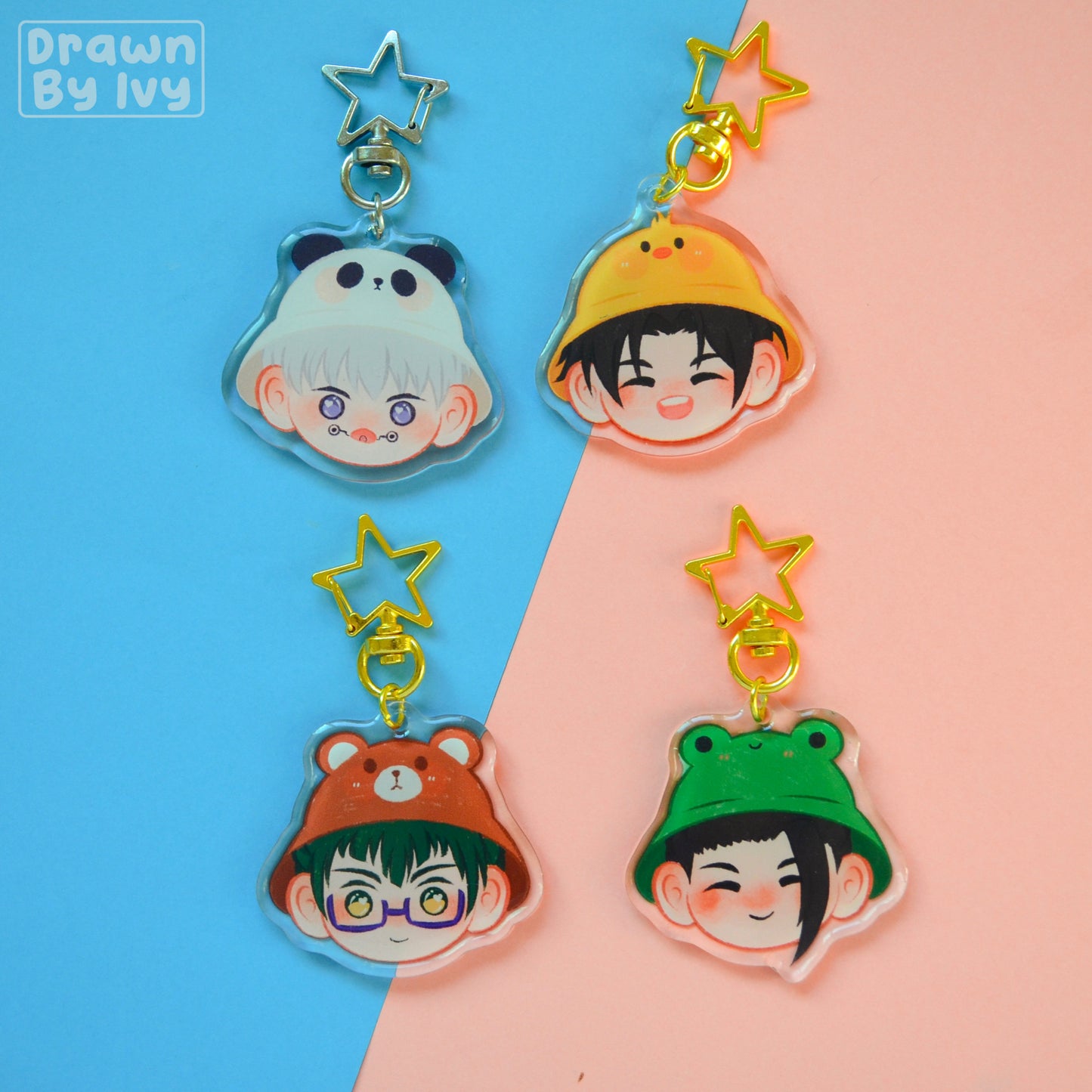 Sorcerers Acrylic Charms Set B