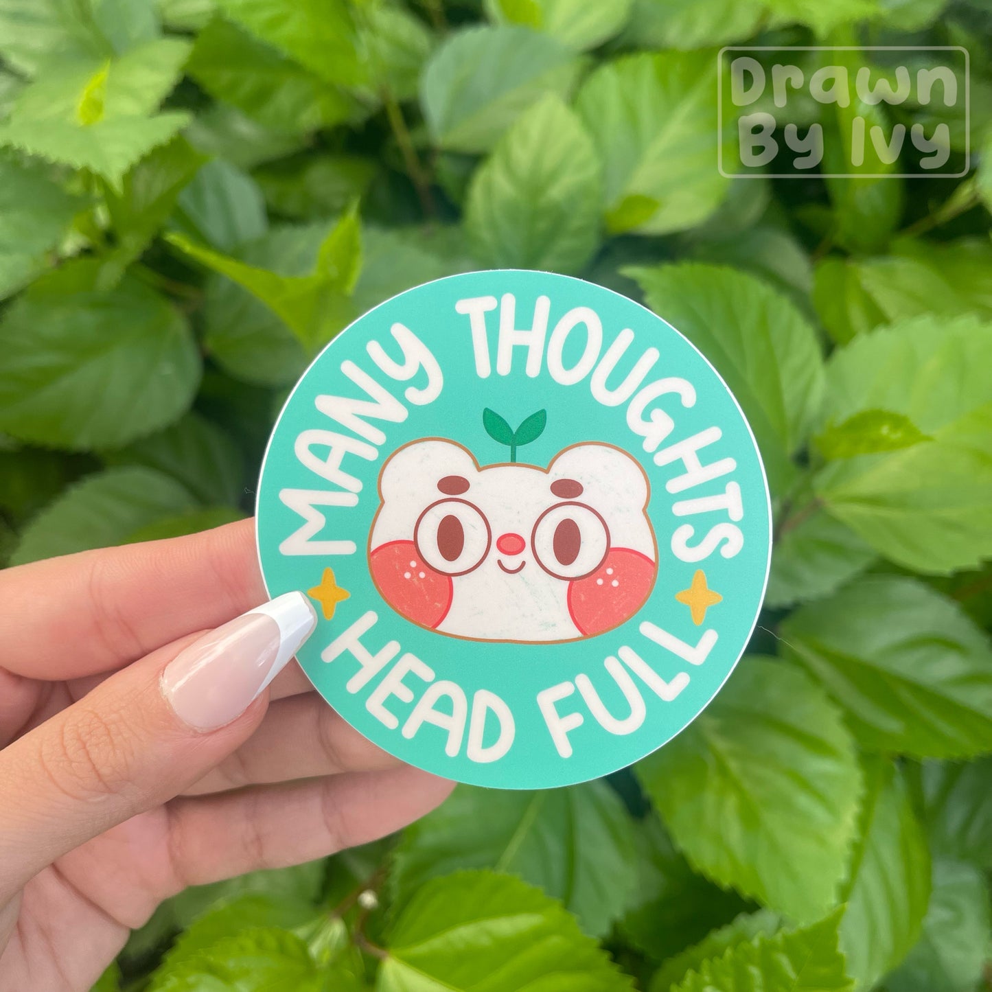 Head Empty Head Full Vinyl Stickers