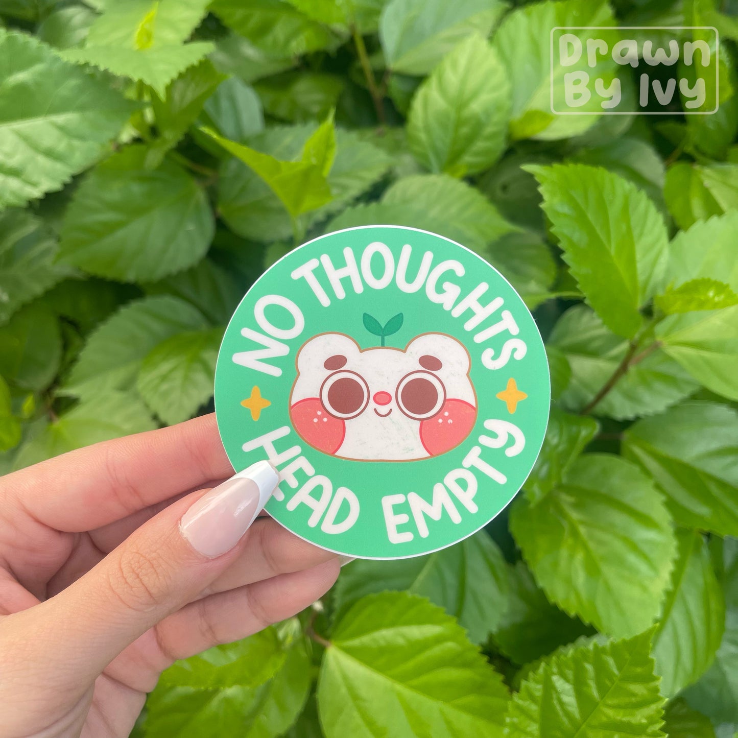 Head Empty Head Full Vinyl Stickers