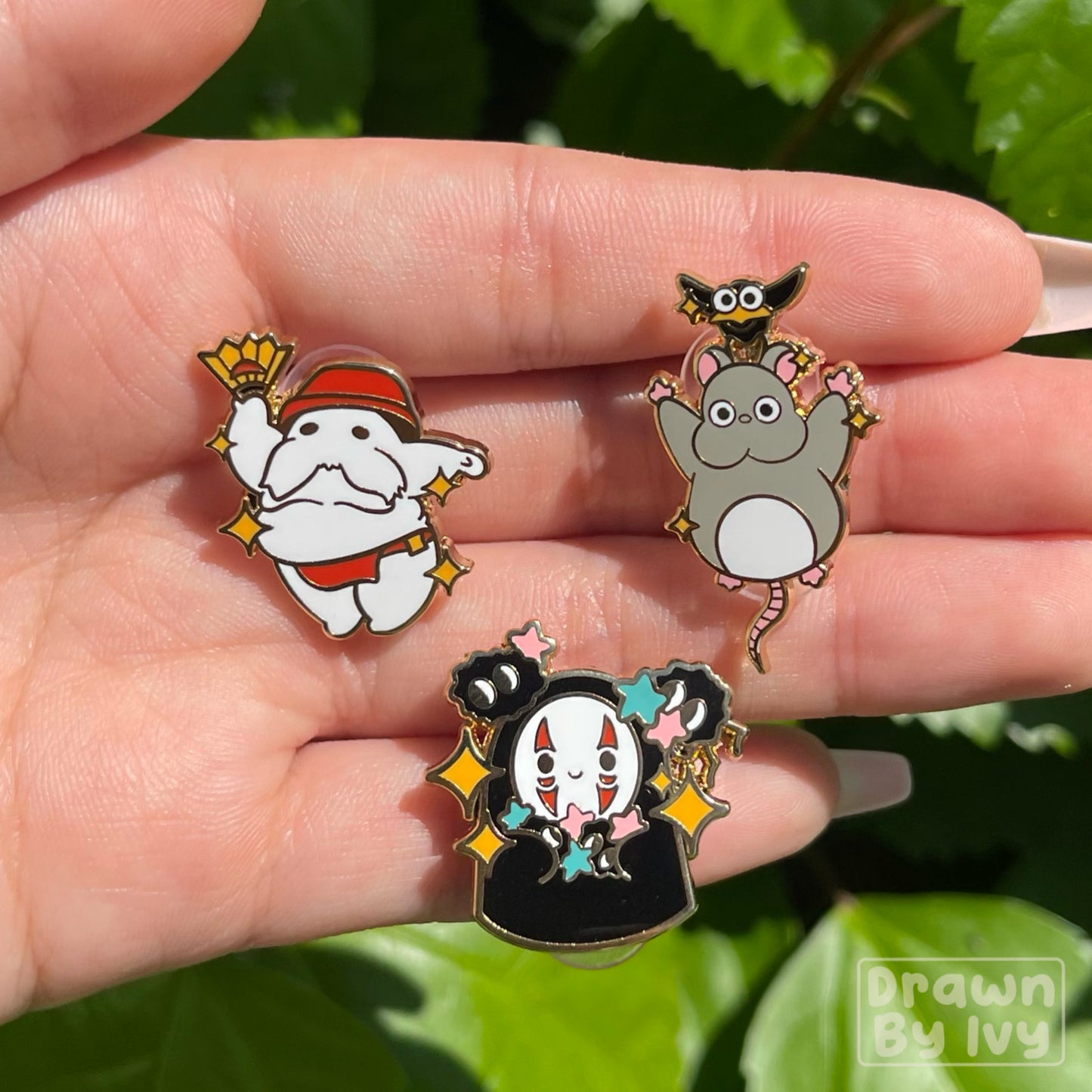 Spirits Movie Filler Enamel Pins