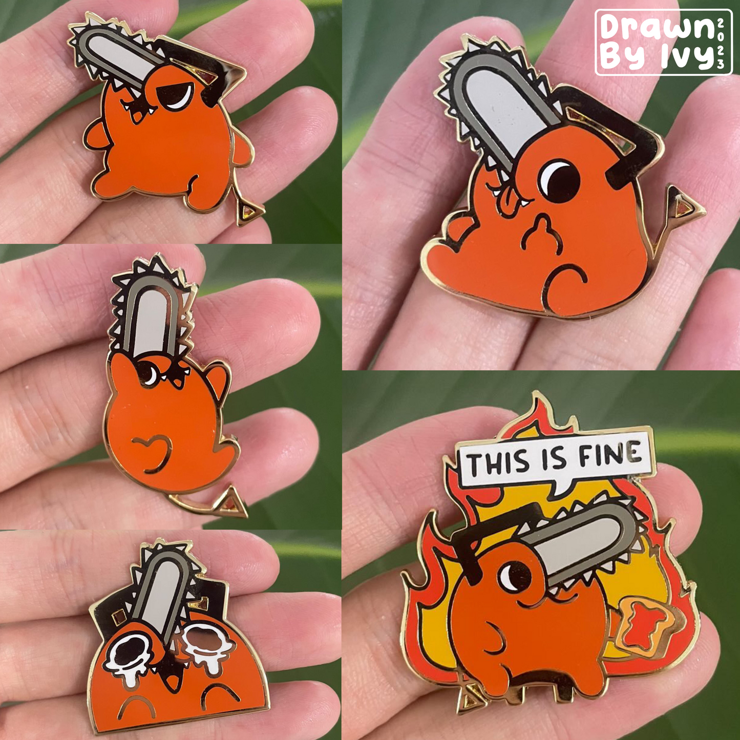 Chainsaw Devil Enamel Pins
