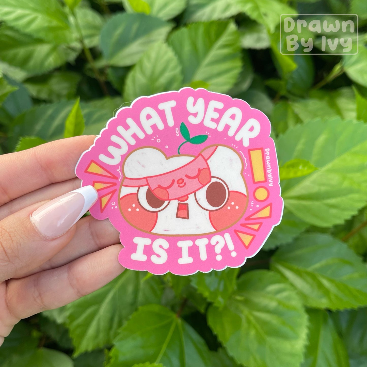 What Year Is It Vinyl Sticker
