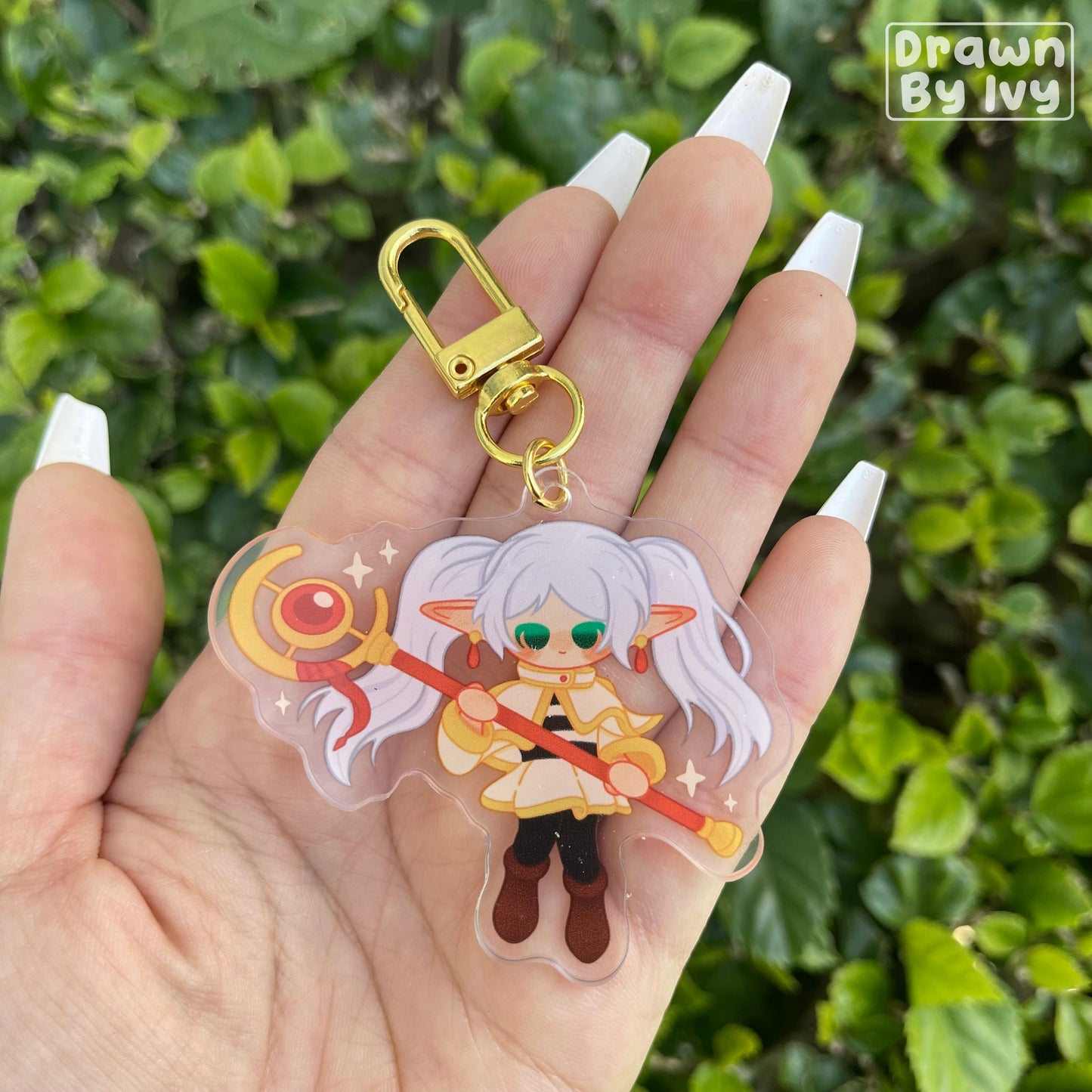 Elf Mage Acrylic Charm