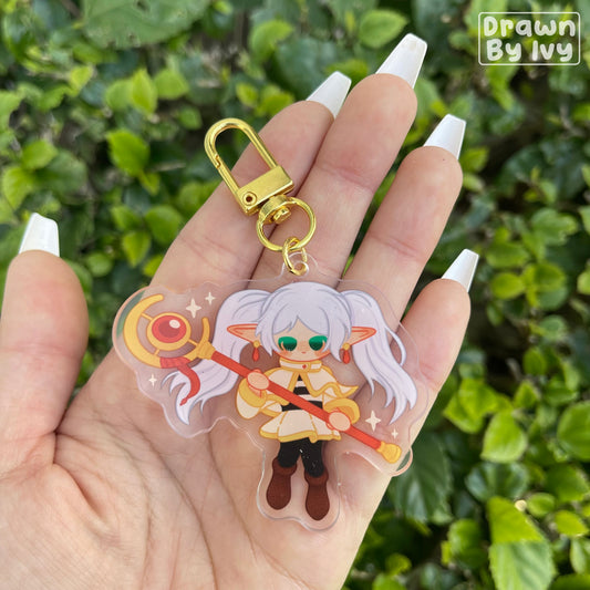 Elf Mage Acrylic Charm