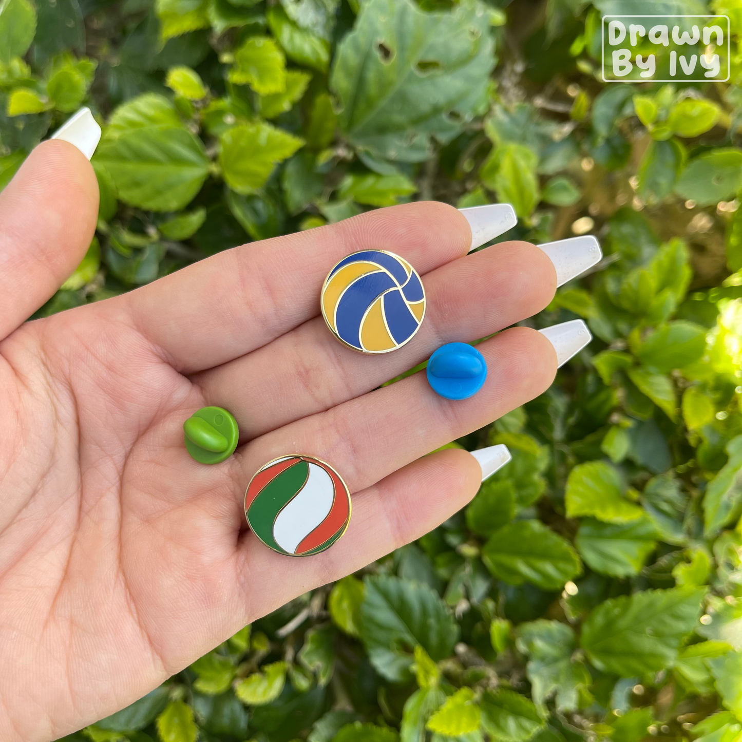 Volleyball Boys Enamel Pins