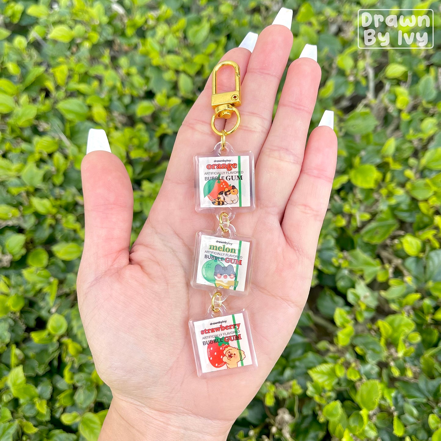Sweet Asian Snacks Acrylic Charms