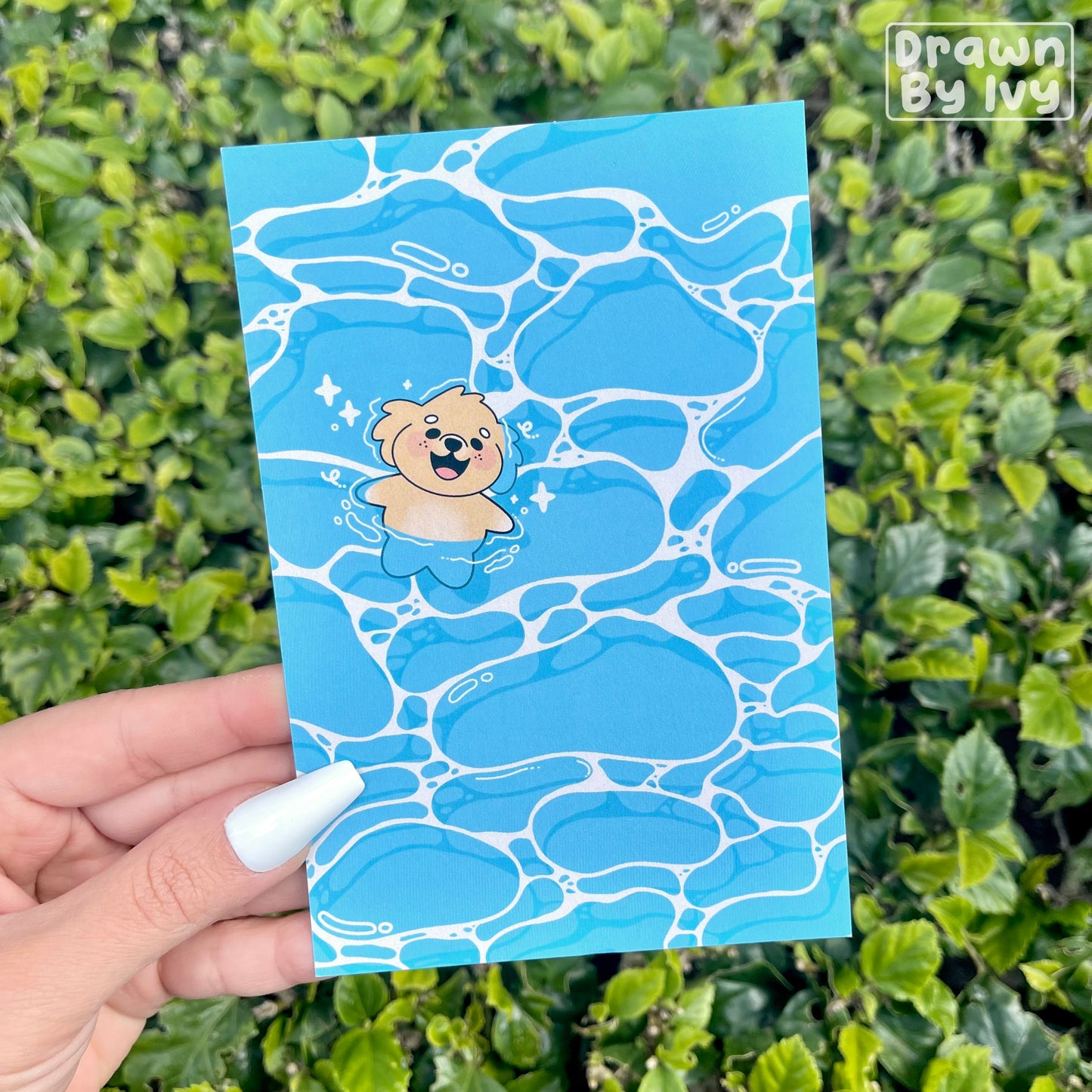 Sunny in a Pool Art Print
