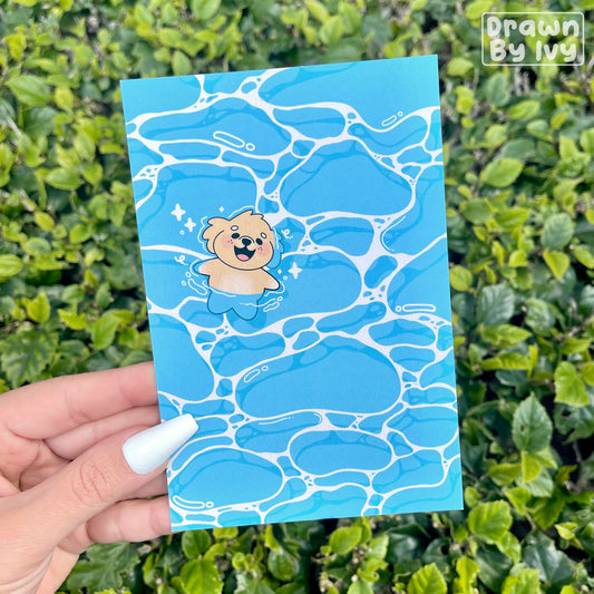 Sunny in a Pool Art Print