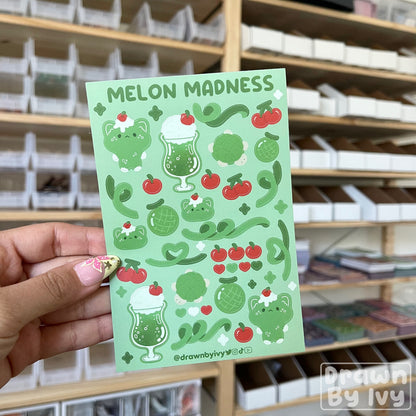 Melon Madness Deco Sticker Sheet