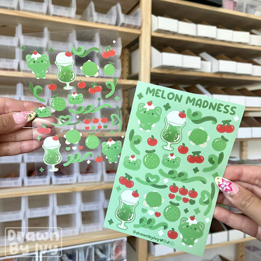 Melon Madness Deco Sticker Sheet