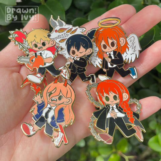 Devil Hunters Enamel Pins