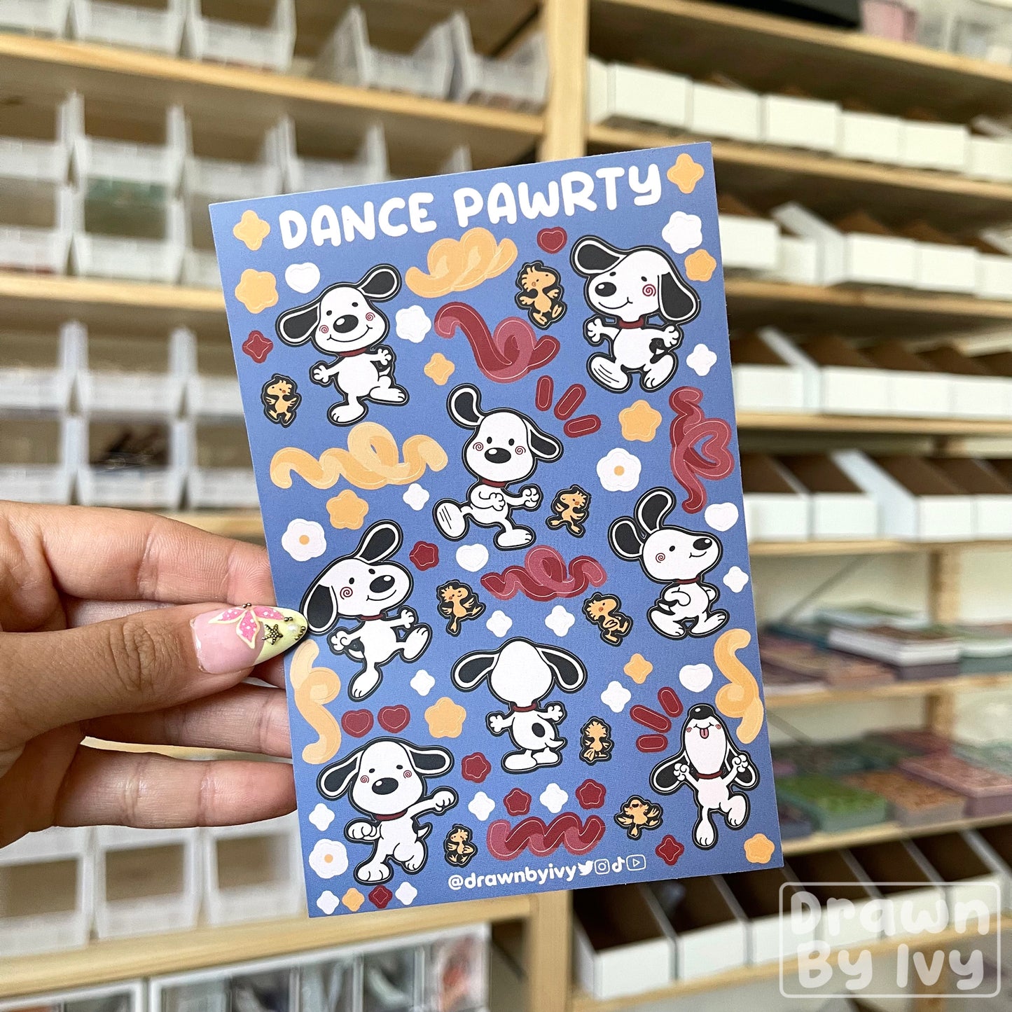 Dance Pawrty Deco Sticker Sheet (coming 7/31)