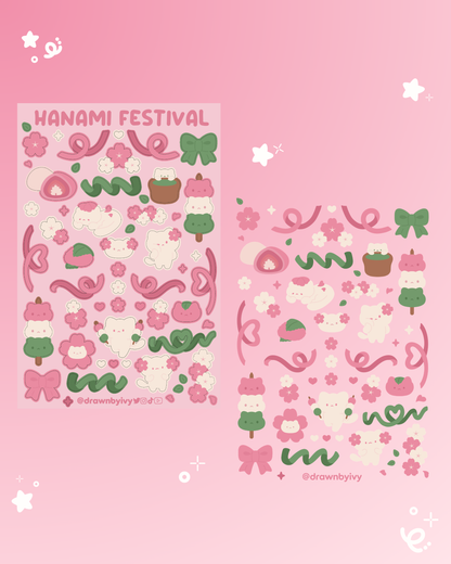 Hanami Festival Deco Sticker Sheet (coming 7/31)
