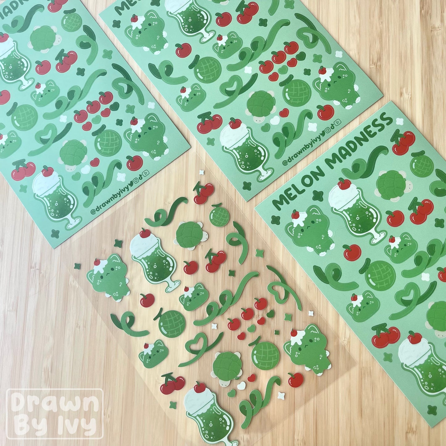 Melon Madness Deco Sticker Sheet