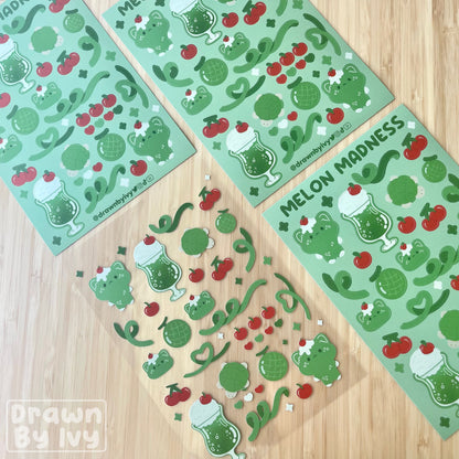 Melon Madness Deco Sticker Sheet