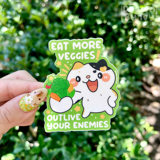 Eat Your Veggies Vinyl Sticker (coming 7/31)
