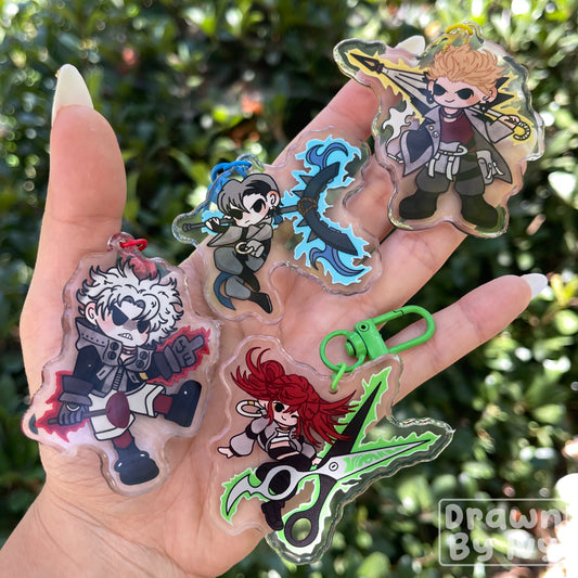 Trash Cleaners Acrylic Charms