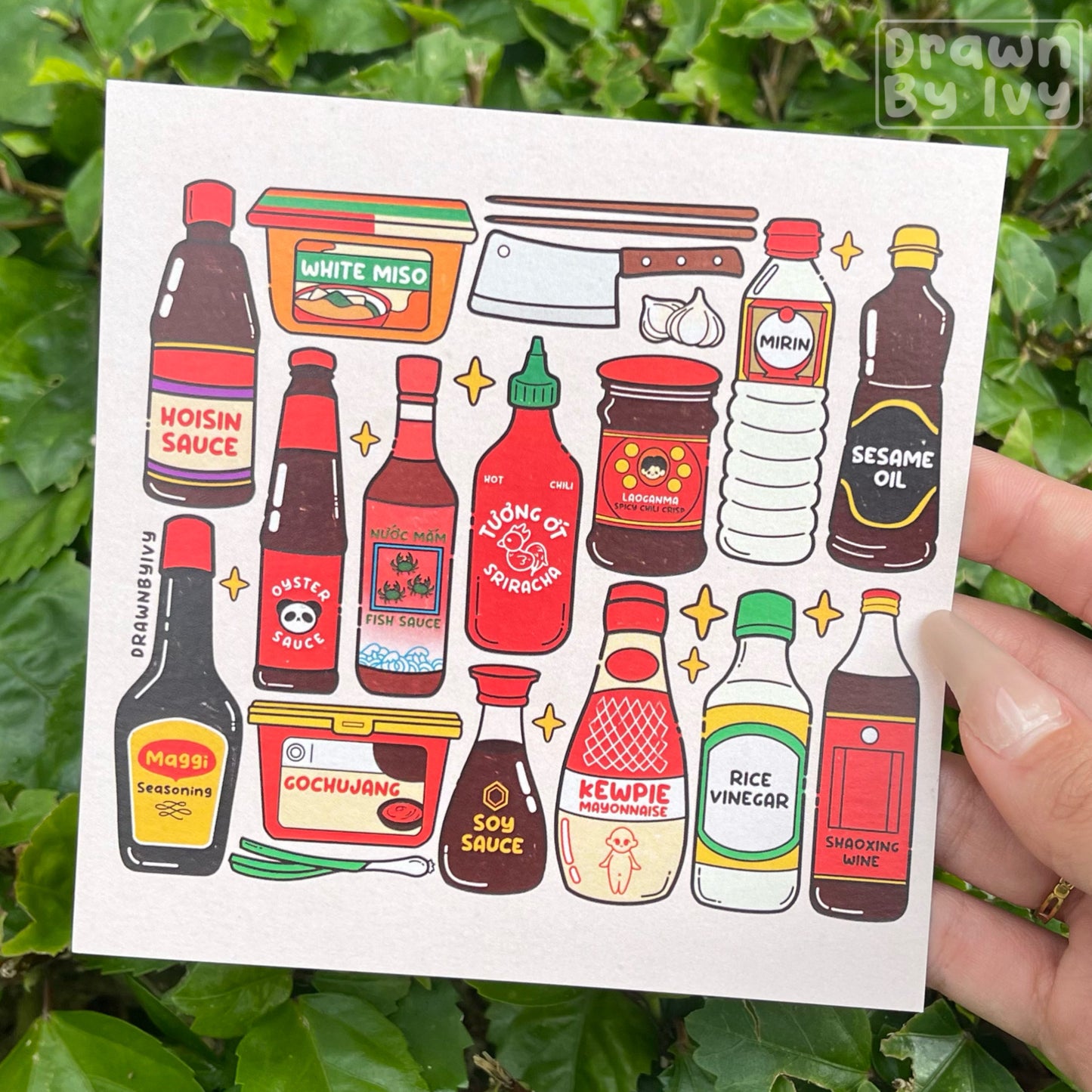 Asian Sauces Art Print