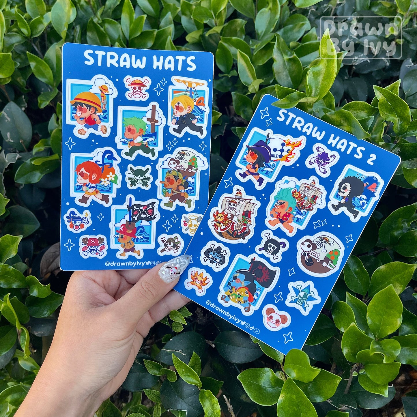 Straw Pirates Vinyl Sticker Sheet