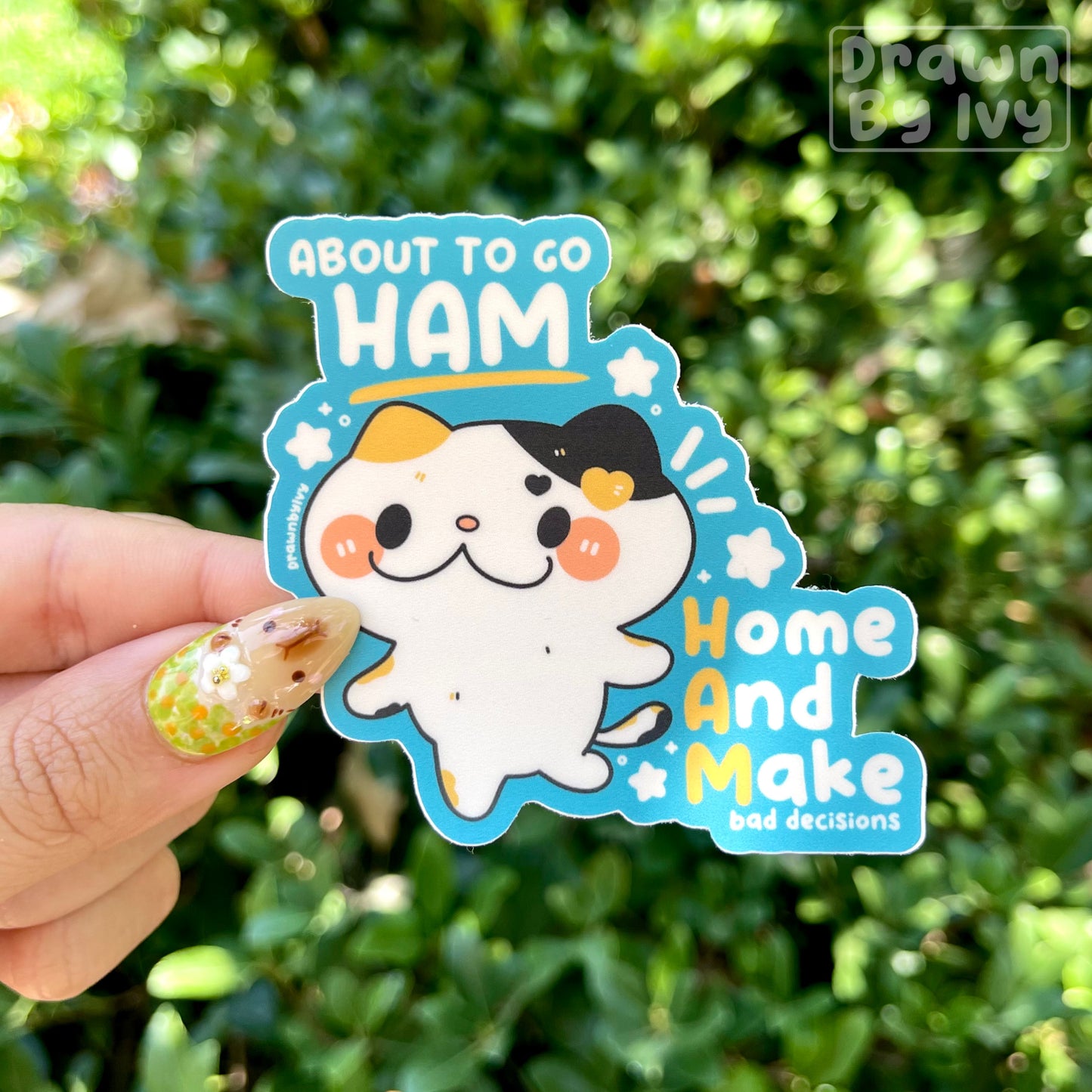 Go HAM Vinyl Sticker (coming 7/31)