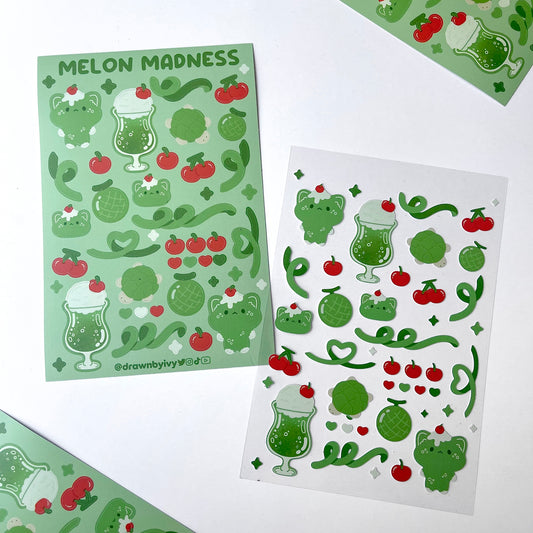 Melon Madness Deco Sticker Sheet