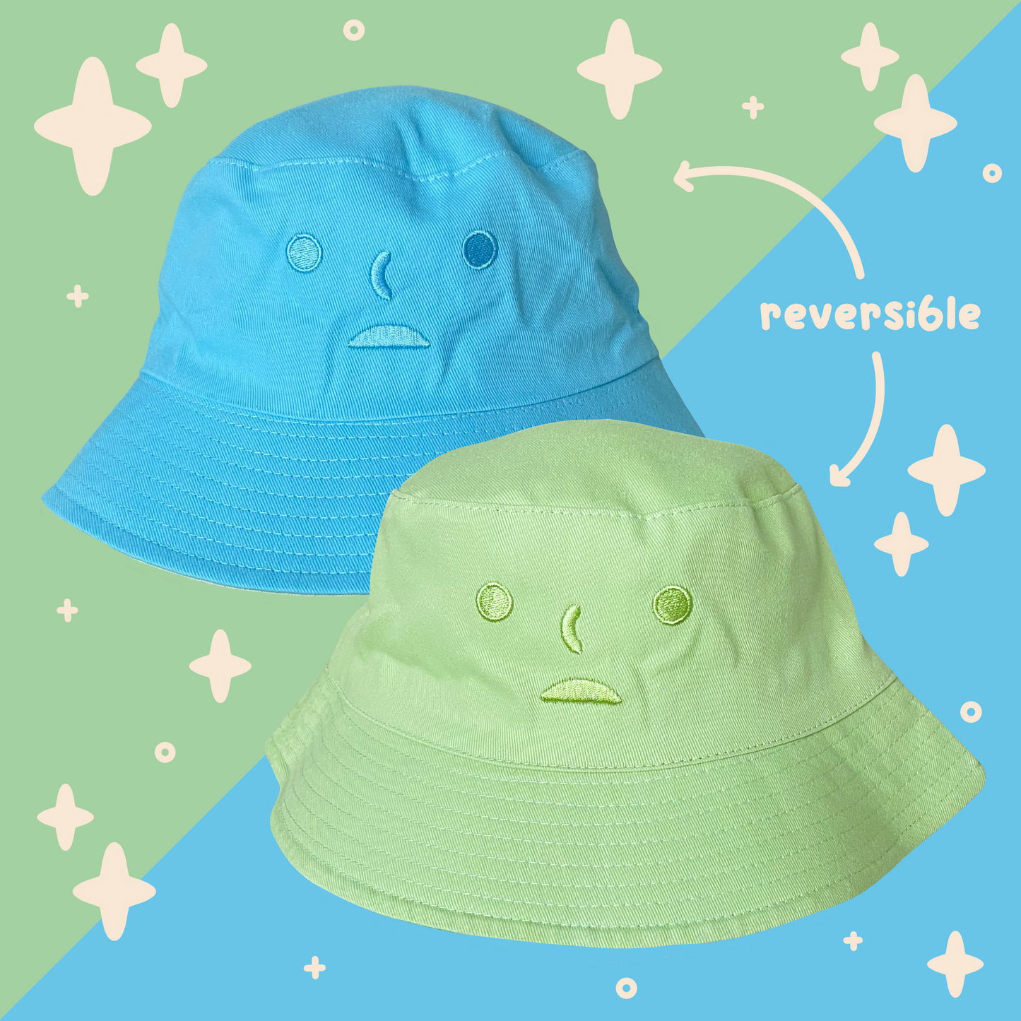 Smiski Reversible Bucket Hat