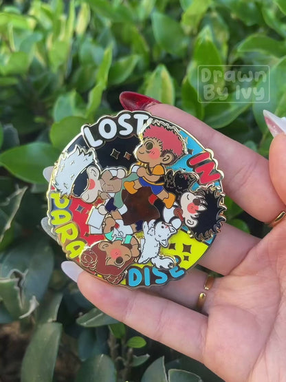 Lost in Paradise Spinning Enamel Pin