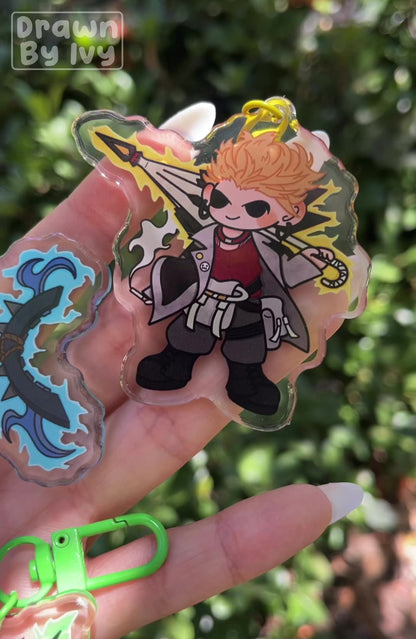 Trash Cleaners Acrylic Charms (coming 7/31)